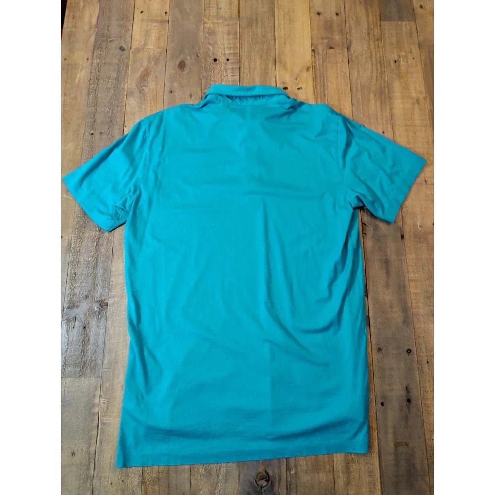 Ralph Lauren Shirt Mens Medium Blue Polo Golf Vintage Lisle 100% Pima Cotton